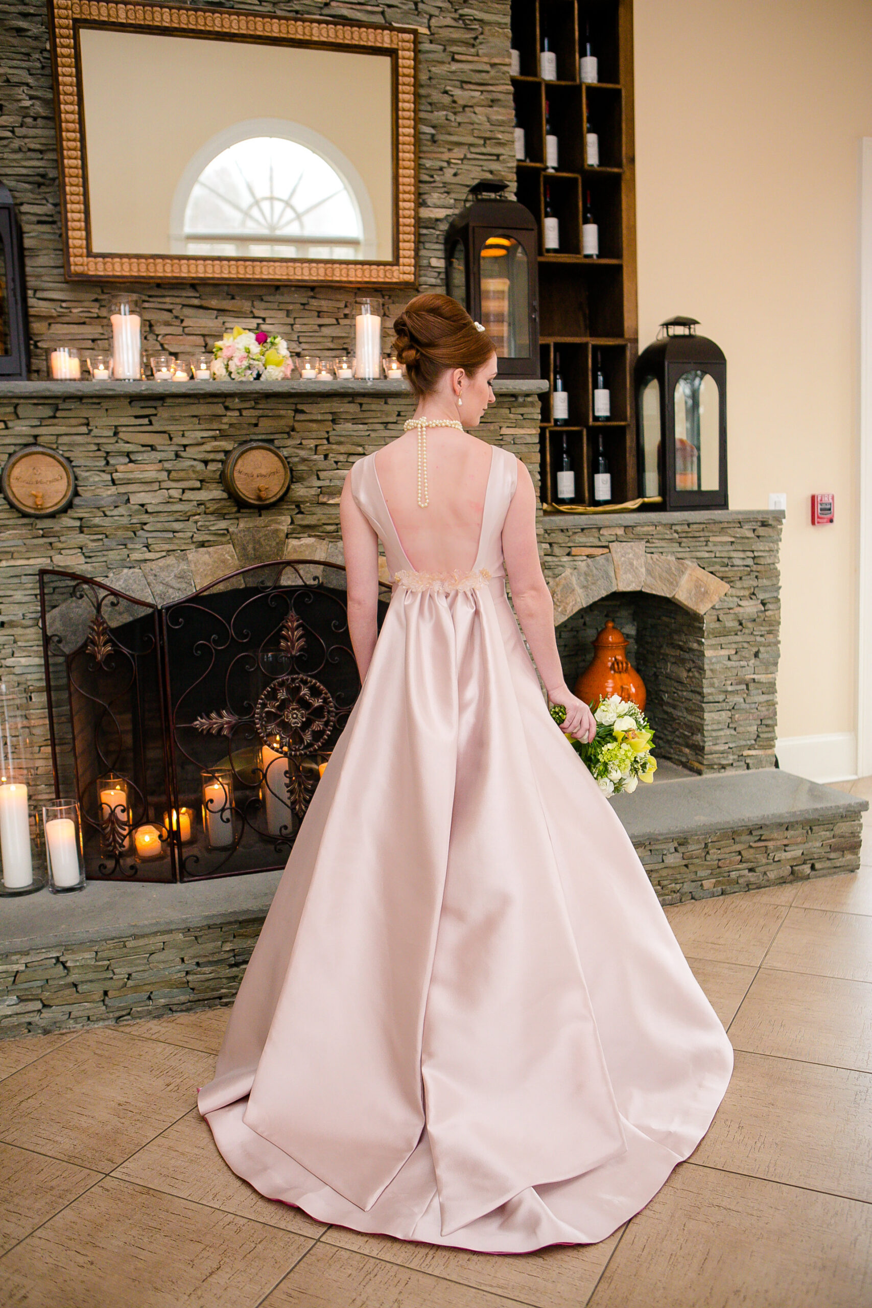 Bridal gown — Kateri detail