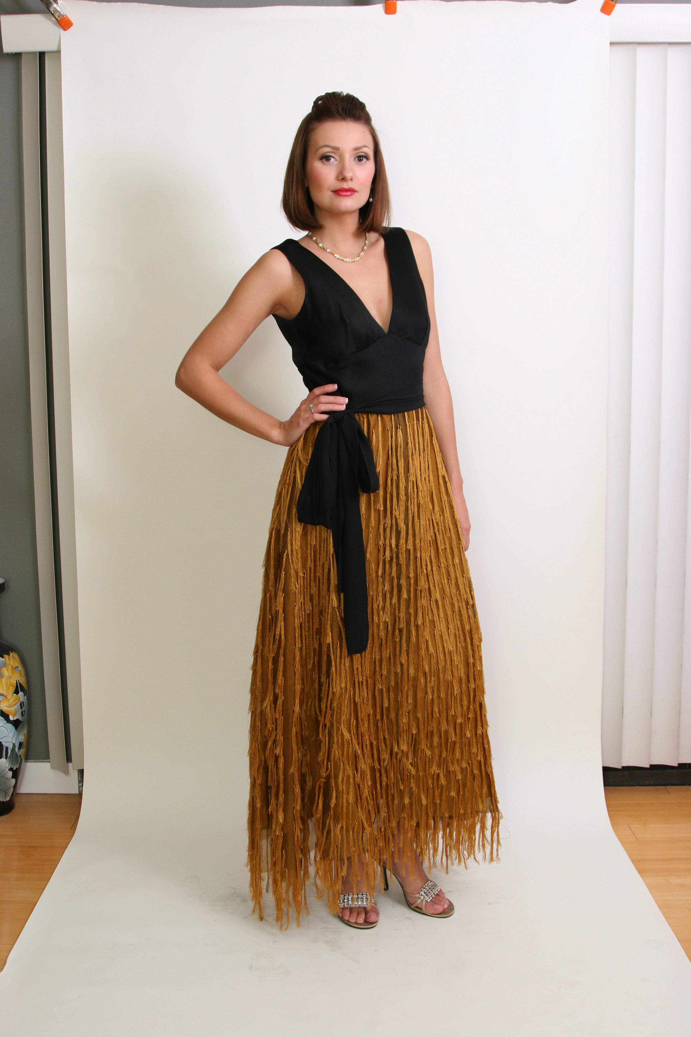Cocktail attire detail